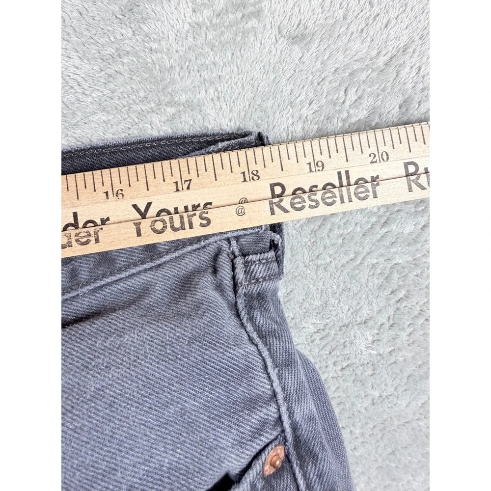 Vtg Levi's 501 Faded Black Jeans 38x30 (36x29) Button Fly